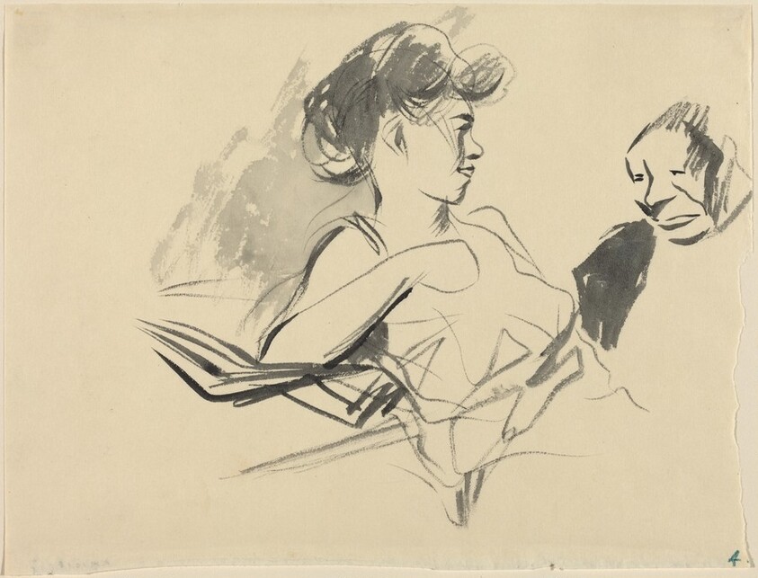 Man and Woman Conversing