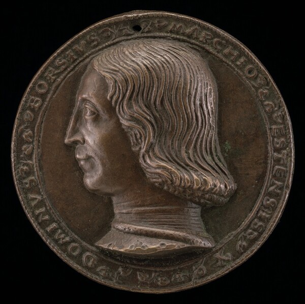 Borso d'Este, 1413-1471, Marquess of Este [obverse]