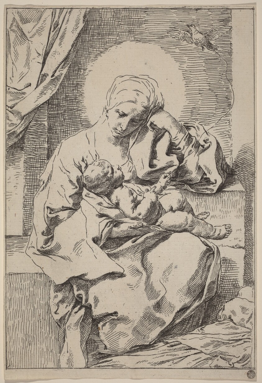 The Virgin and Child with a Bird
