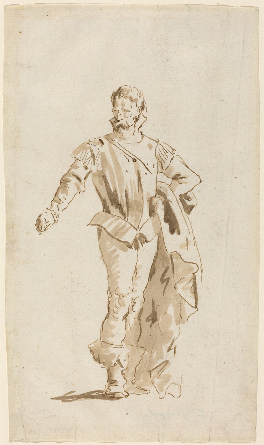 Standing Man in Sixteenth-Century Costume