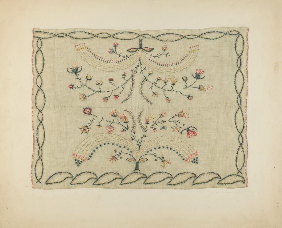 Embroidered Blanket