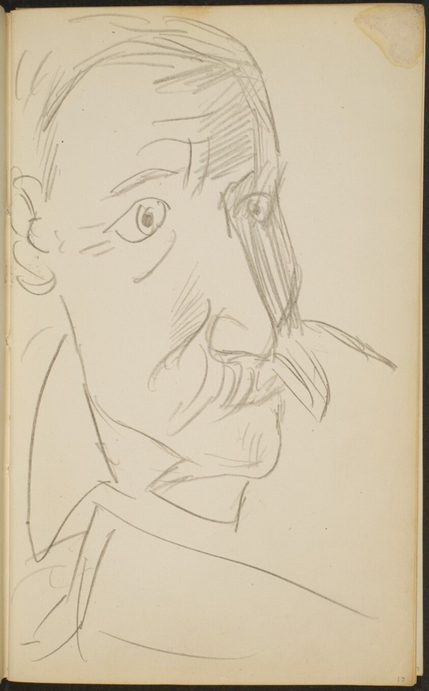 älterer Mann mit Schnurrbart (Elderly Man with Moustache) [p. 17]