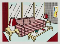 Red Lamps, Roy Lichtenstein, started 1990, published 1991