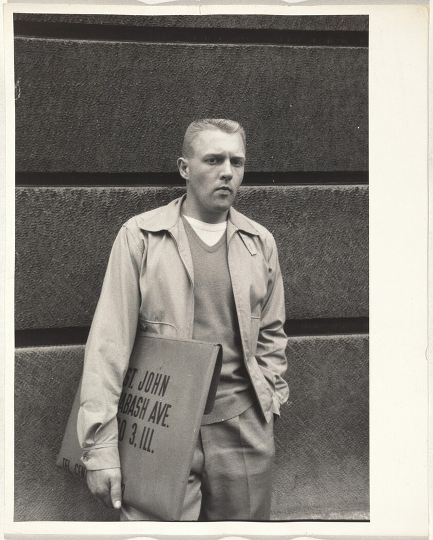 Man on street--Chicago