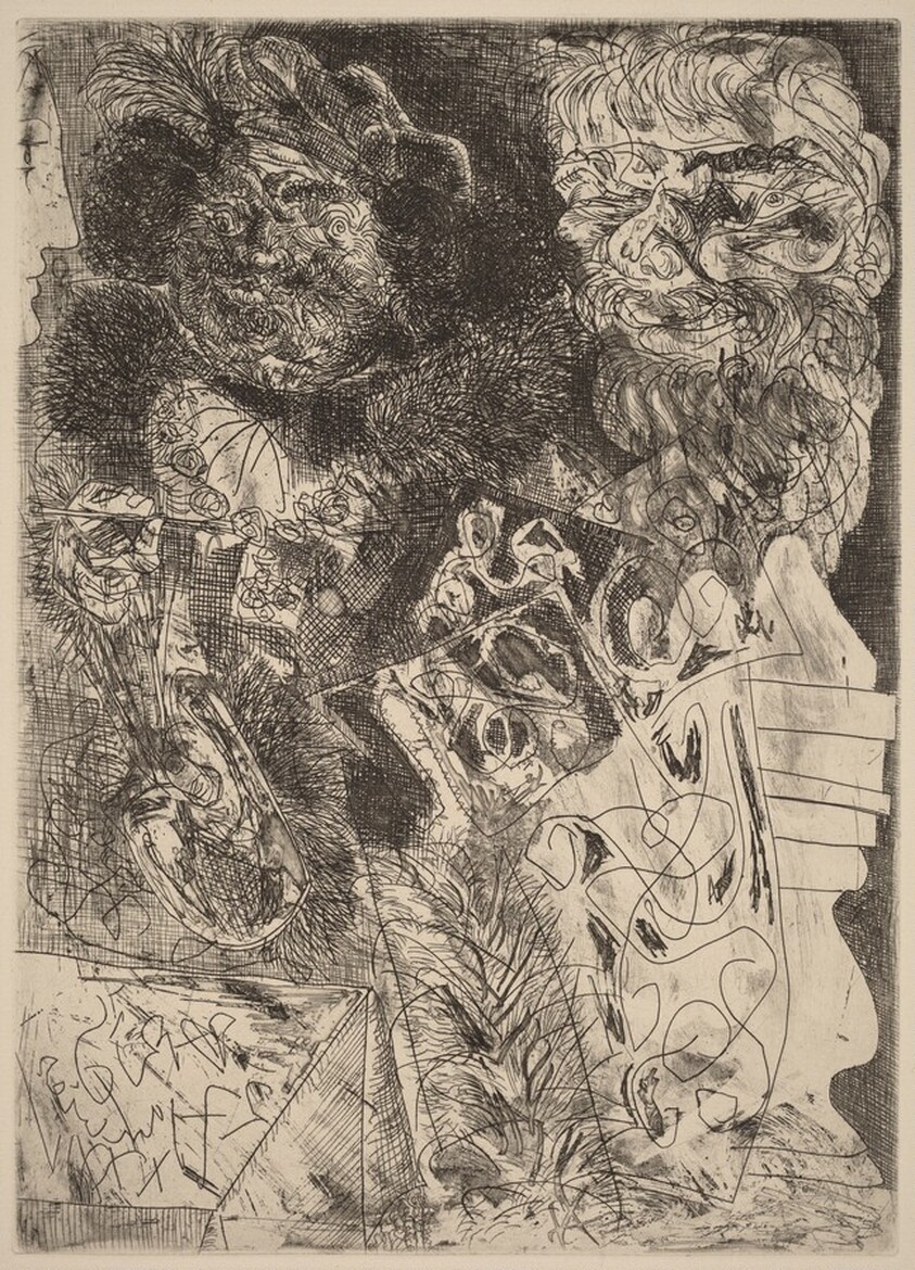 Rembrandt in a "turban," in "furs," and in the "elephant's eye" (Rembrandt au "turban," aux "fourrures," et à l'oeil d'éléphant")