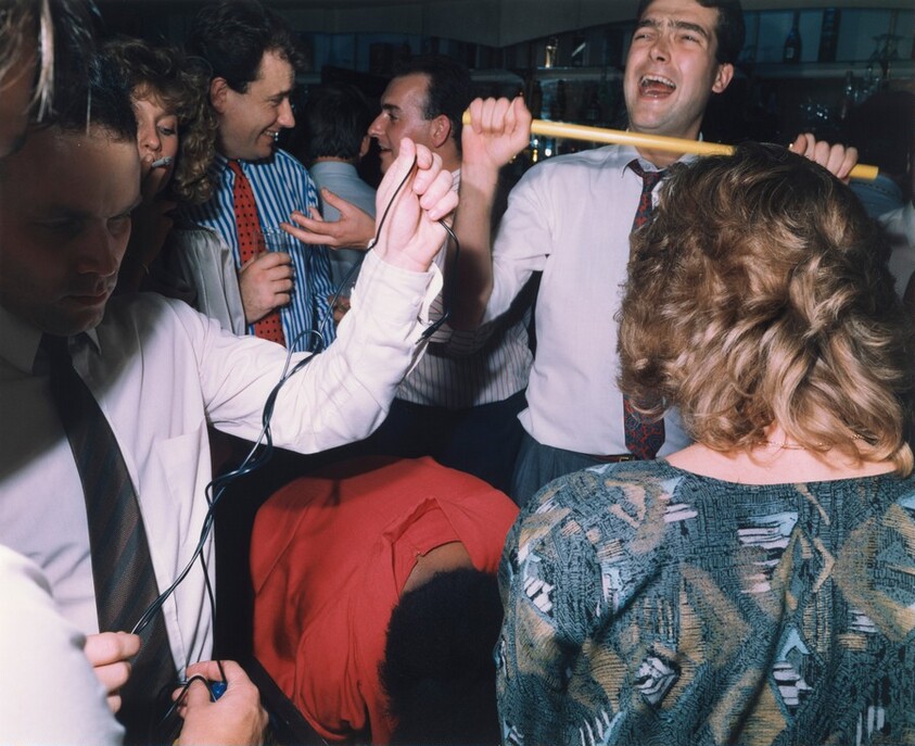 Restaurant, the City. Sales Team's Party