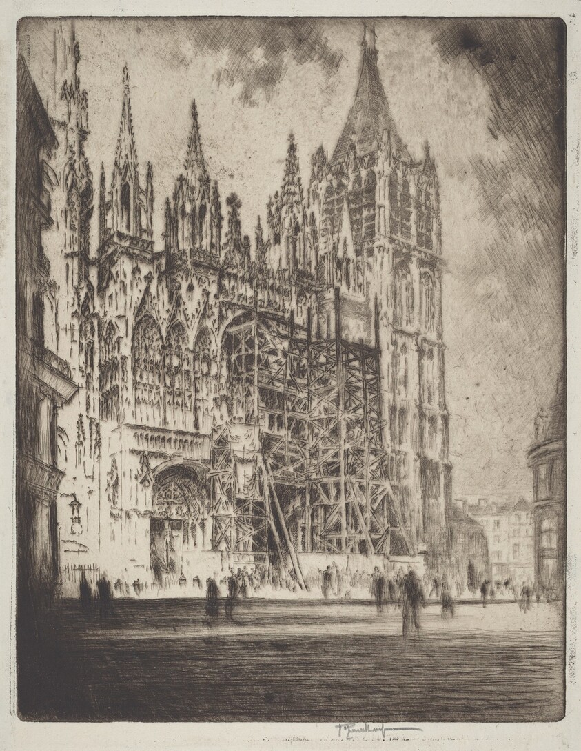 The West Front, Rouen Cathedral