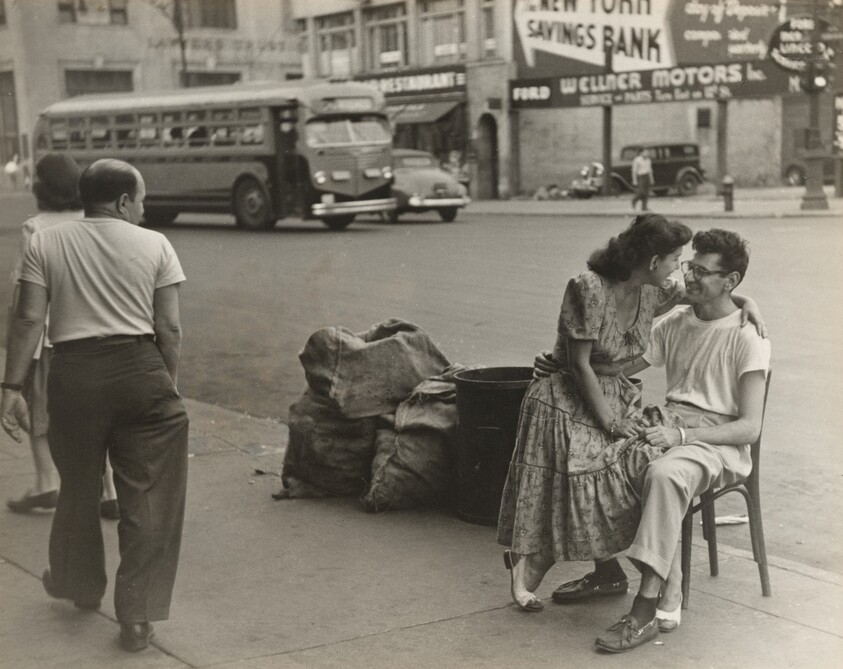 Couple on Street, New York City