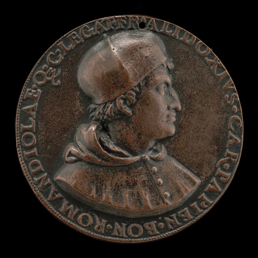 Francesco degli Alidosi, c. 1455-1511, Cardinal of Pavia 1505, Legate of Bologna and Romagna 1508 [obverse]