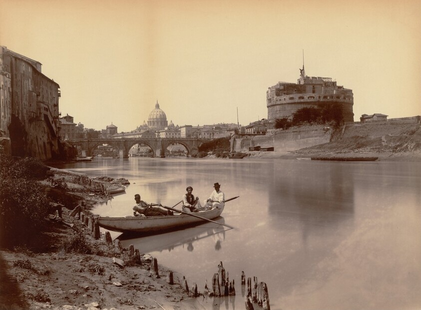 The Tiber by the Castel Sant'Angelo