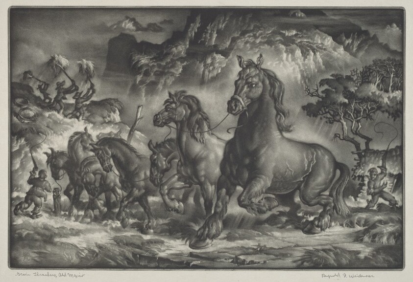 Grain Thrashers, Old Mexico