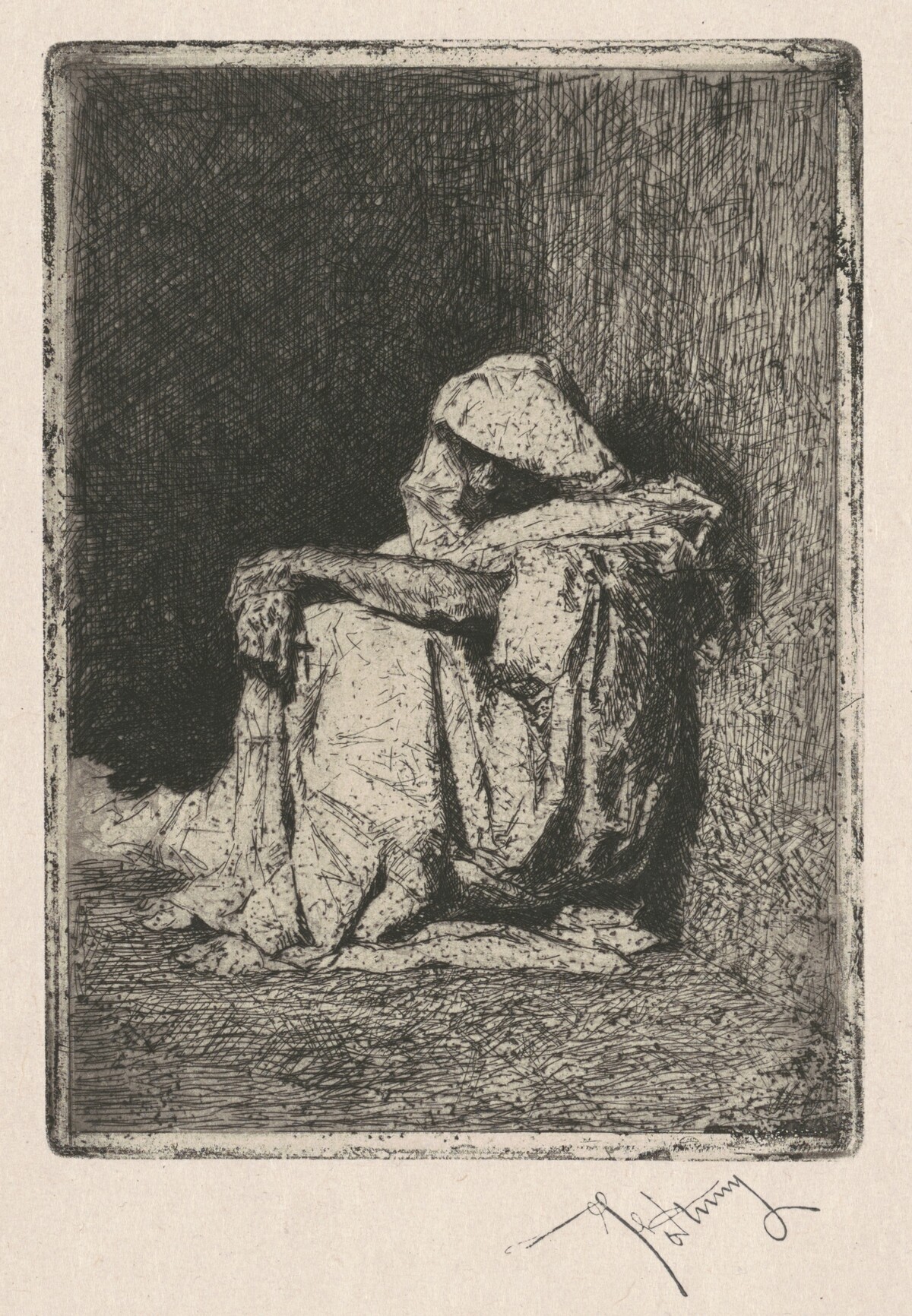 Arabe assis (Seated Arab)
