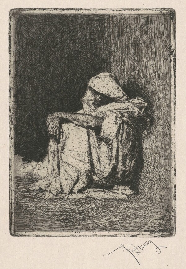 Arabe assis (Seated Arab)
