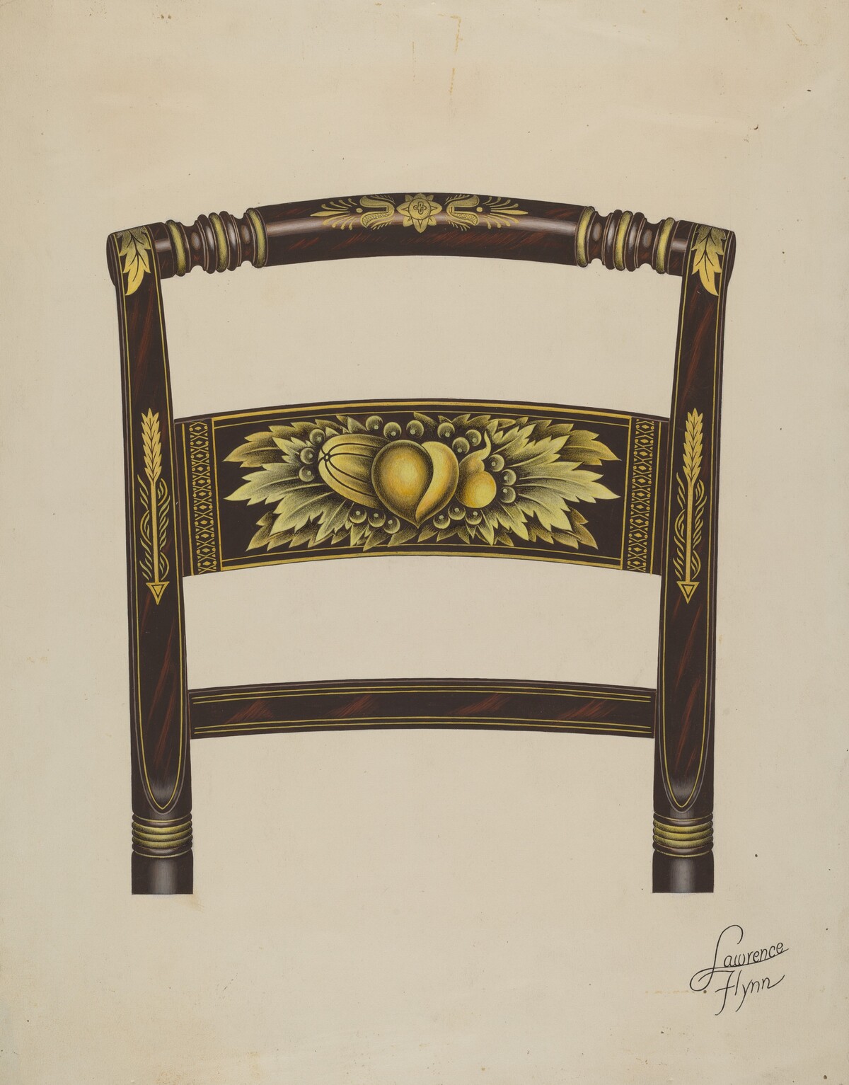 Hitchcock Chair Back