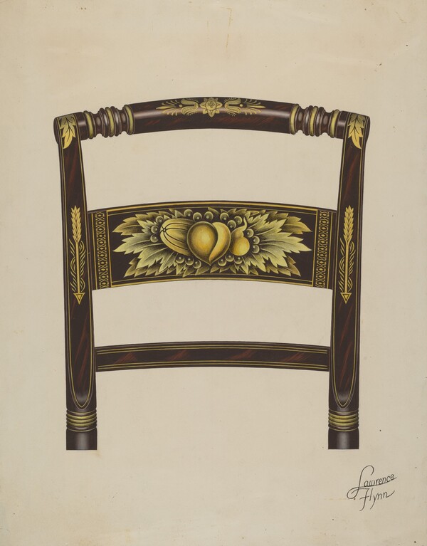 Hitchcock Chair Back