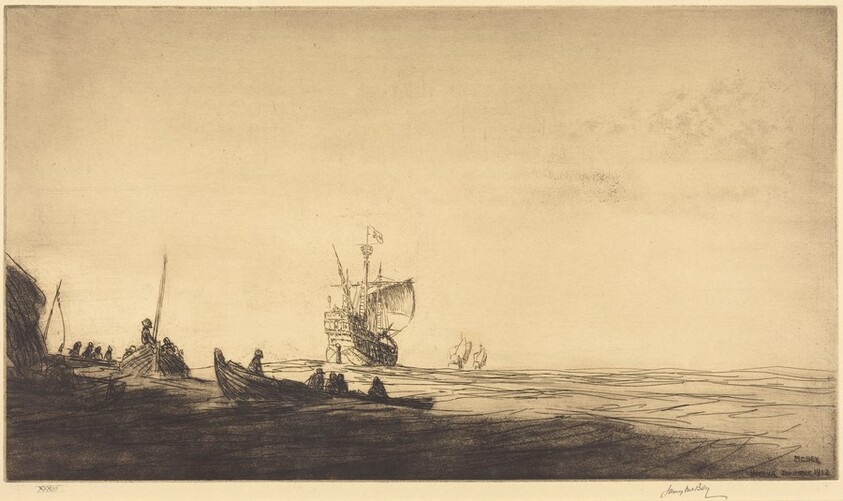 Palos - Departure of Columbus, 1492