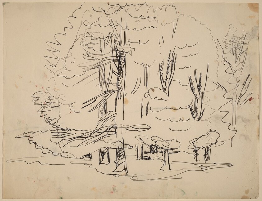 Landscape with Trees