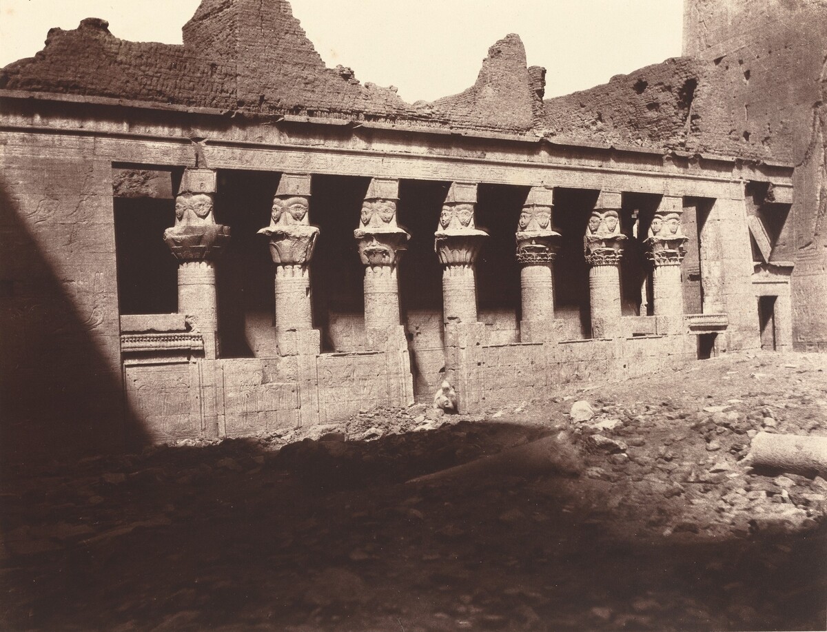 Philae, Cour Intérieure, Colonnade de l'Ouest