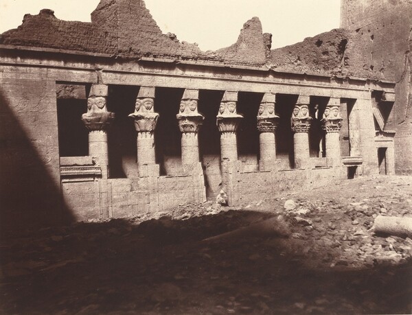 Philae, Cour Intérieure, Colonnade de l'Ouest