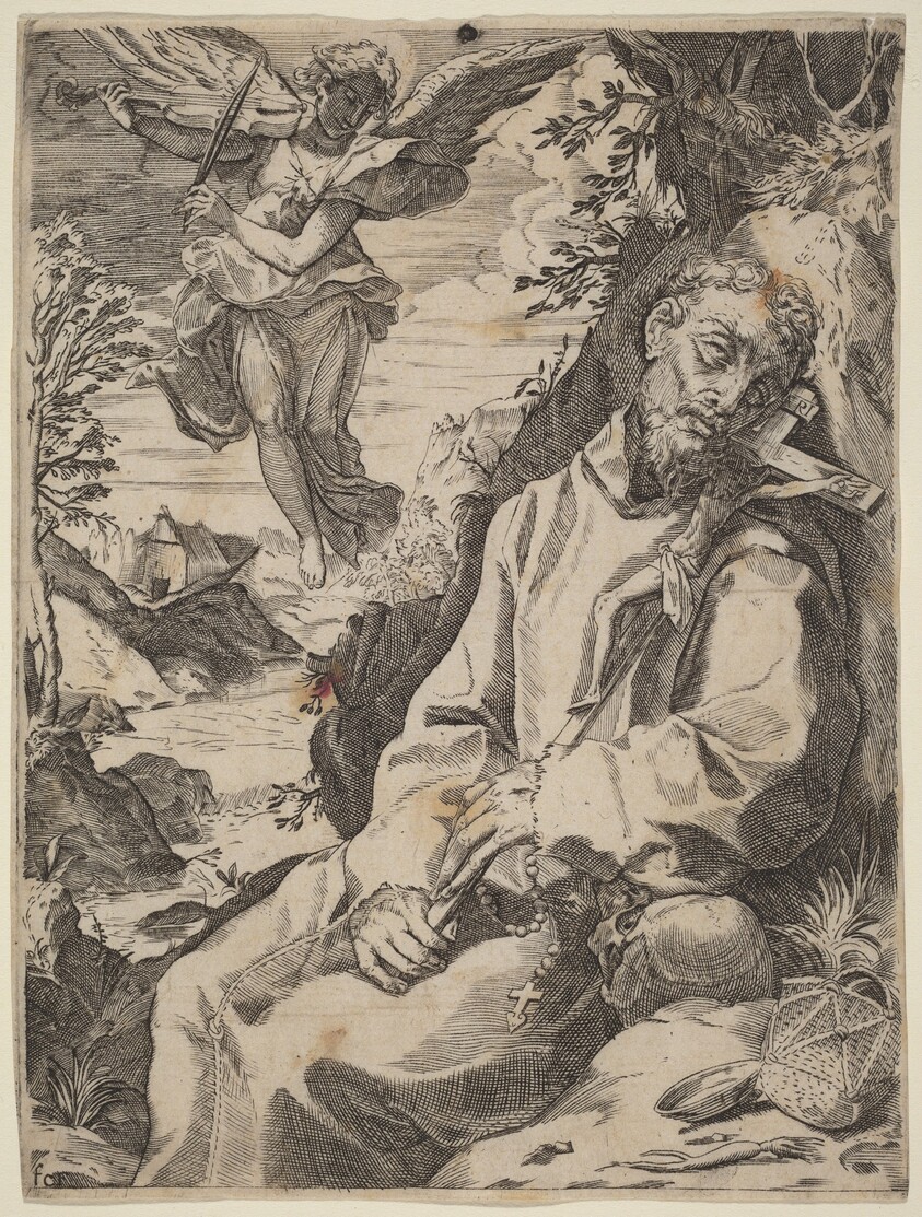 Saint Francis Consoled by the Musical Angel