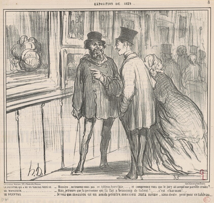 Le peintre qui a eu un tableau refusé ...