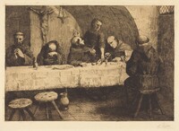 The Refectory (Le refectoire), Alphonse Legros