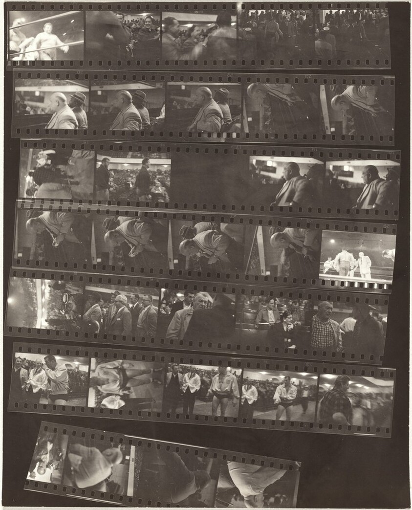 Guggenheim 640--Wrestling match, San Francisco