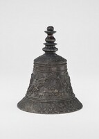 Hand Bell with the Grimaldi Arms, Masks, Busts in Profile, Rabbits and Griffins, Italian 16th Century, 16th century