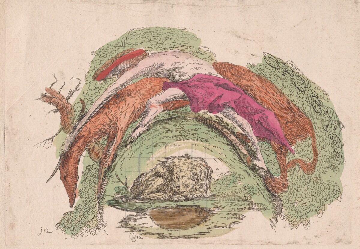 Man Struggling with an Ox