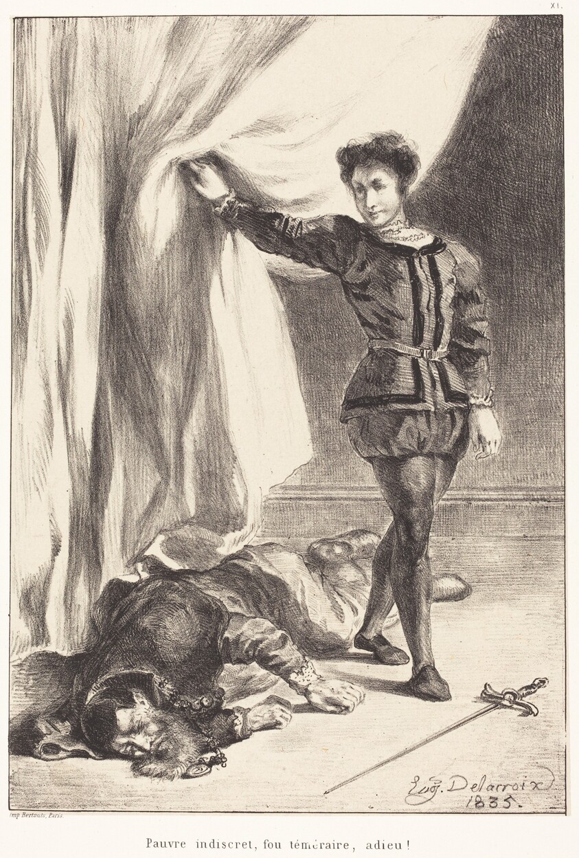 Hamlet and the Body of Polonius (Act III, Scene IV)