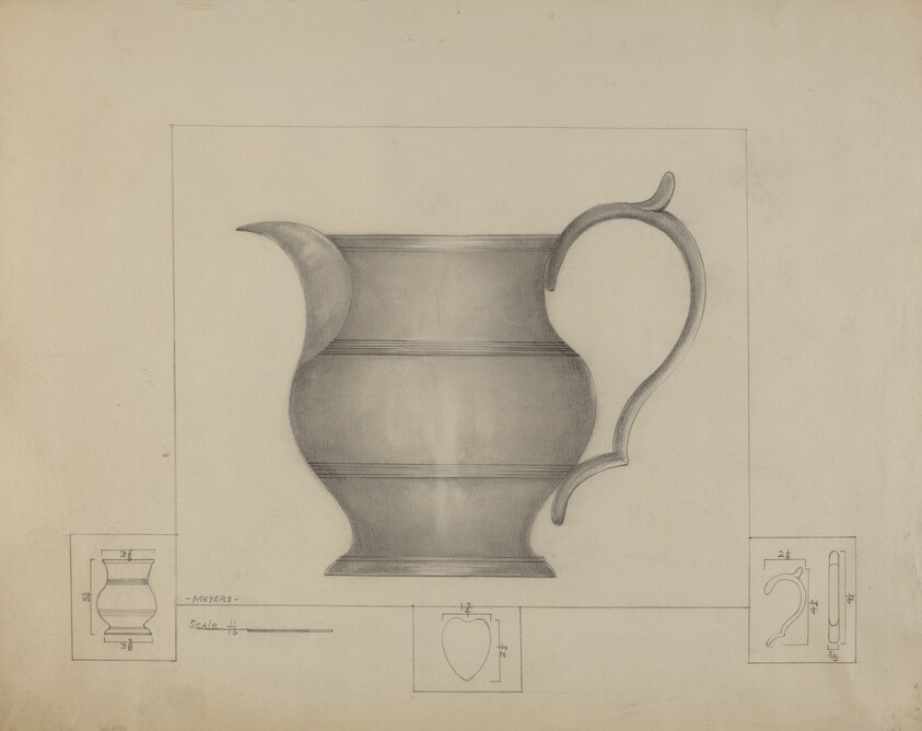 Pewter Pitcher