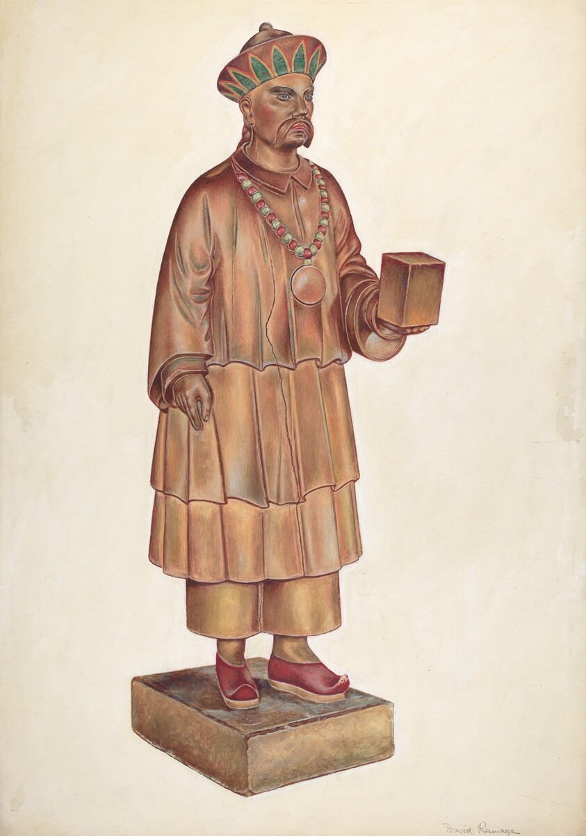 Male Tea Shop Figure