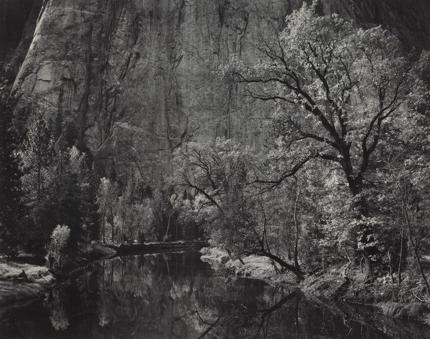 Merced River, Cliffs, Autumn, Yosemite Valley, California