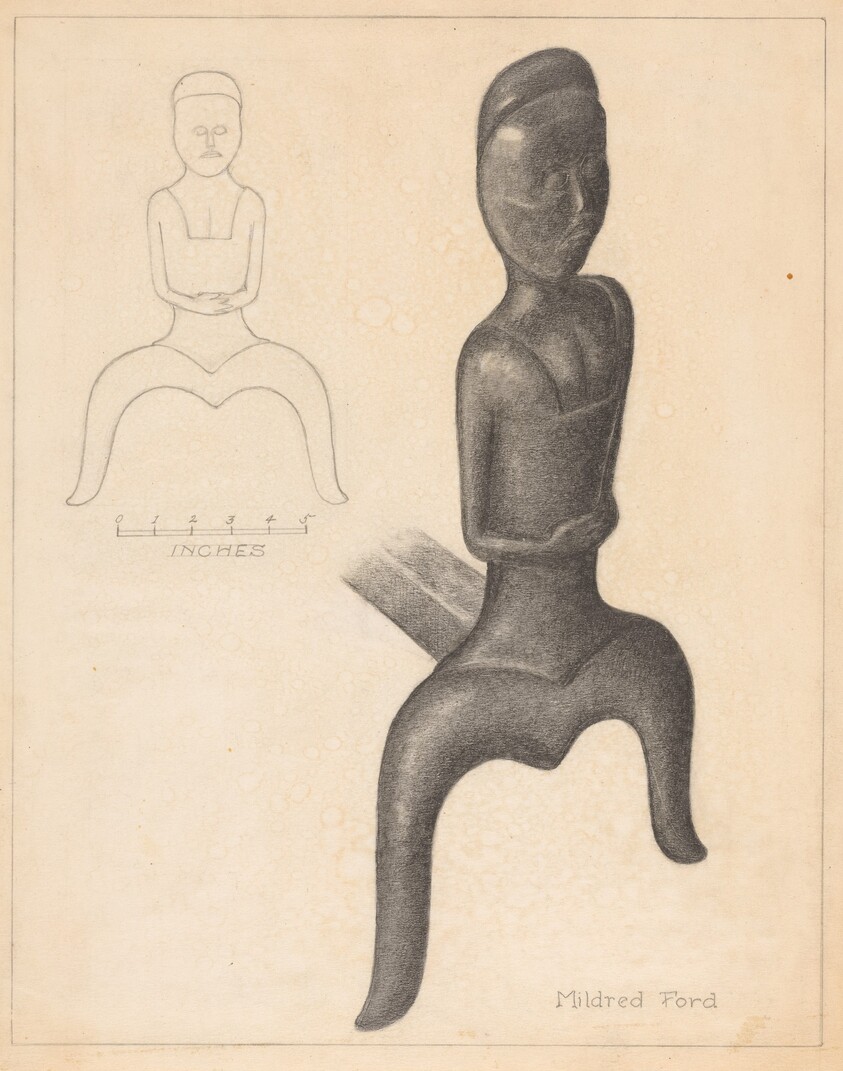 Andiron (one of pair)