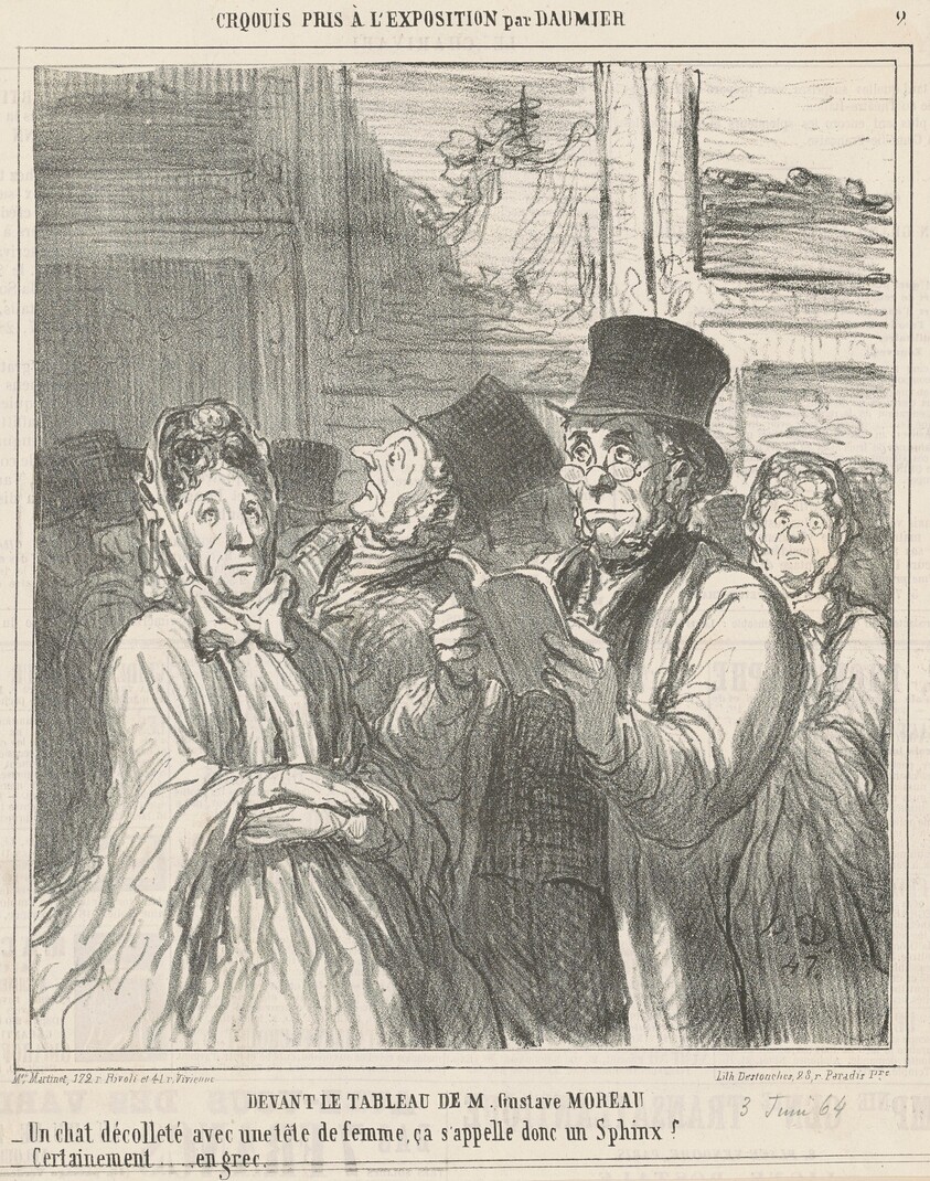 Devant le tableau de M. G. Moreau