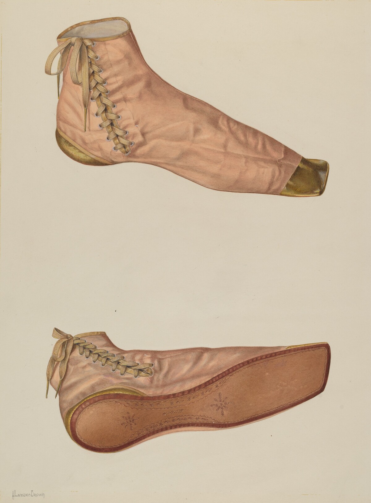 Woman's Silk Shoe