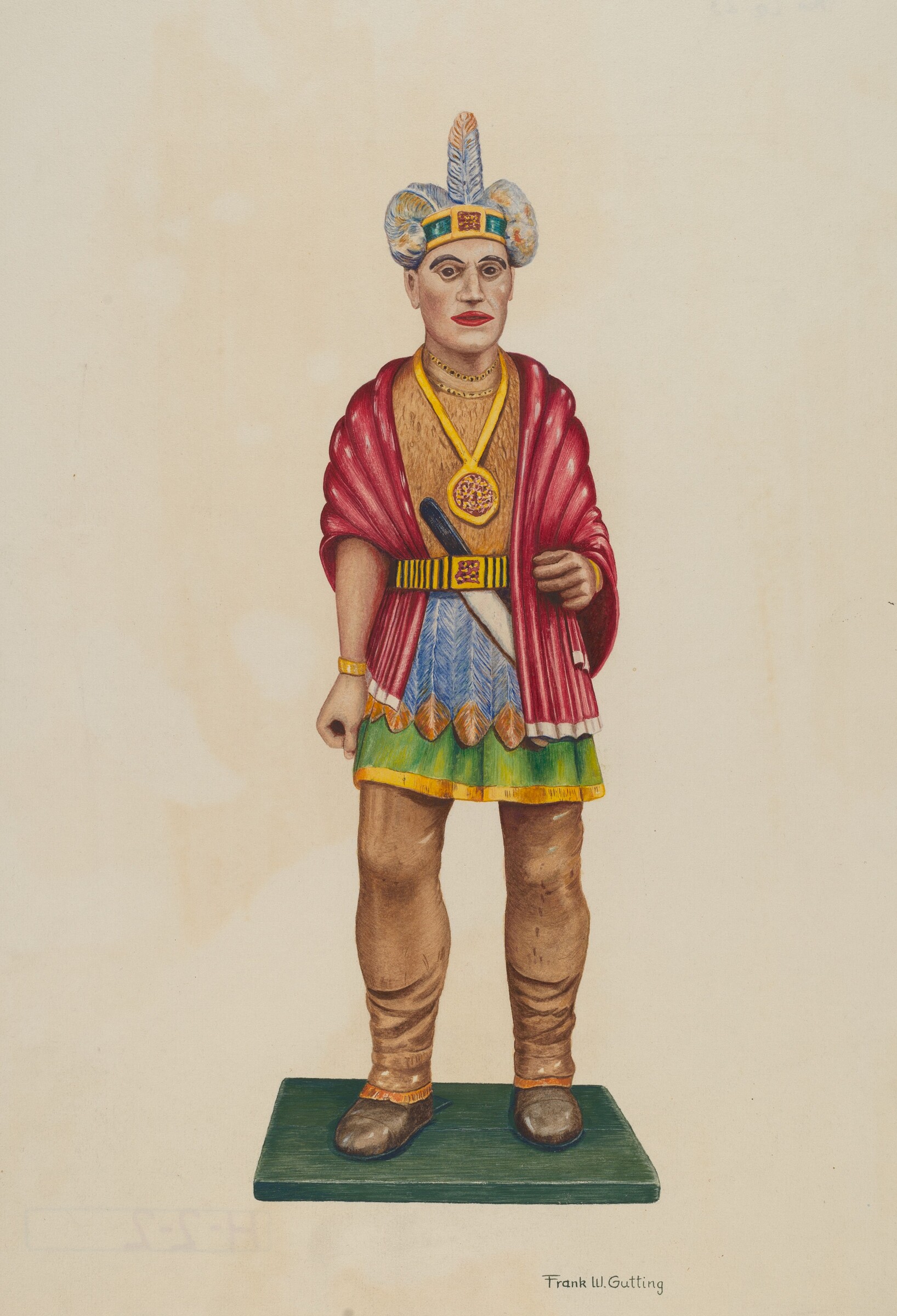 Indian, Frank Gutting, c. 1938