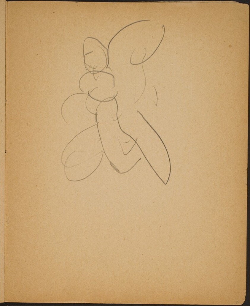 Begonnene Studie (Sketch) [p. 35]