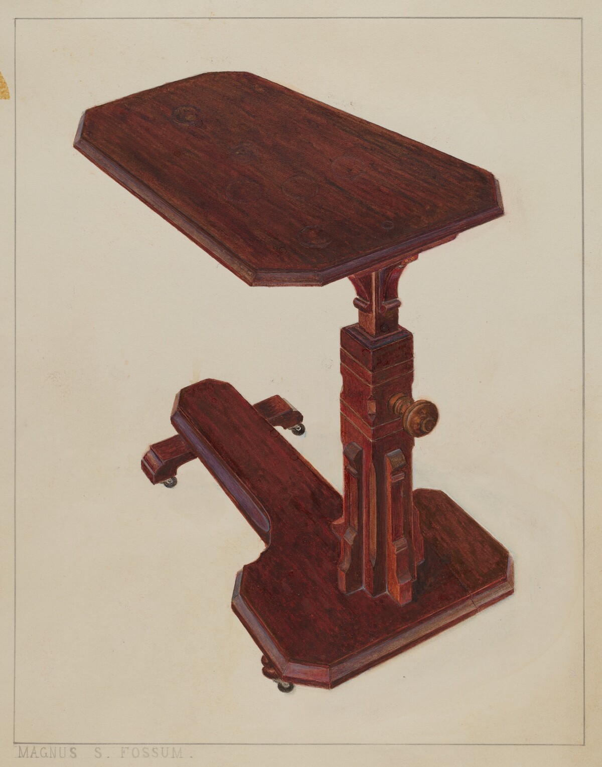 Invalid Bedside Table