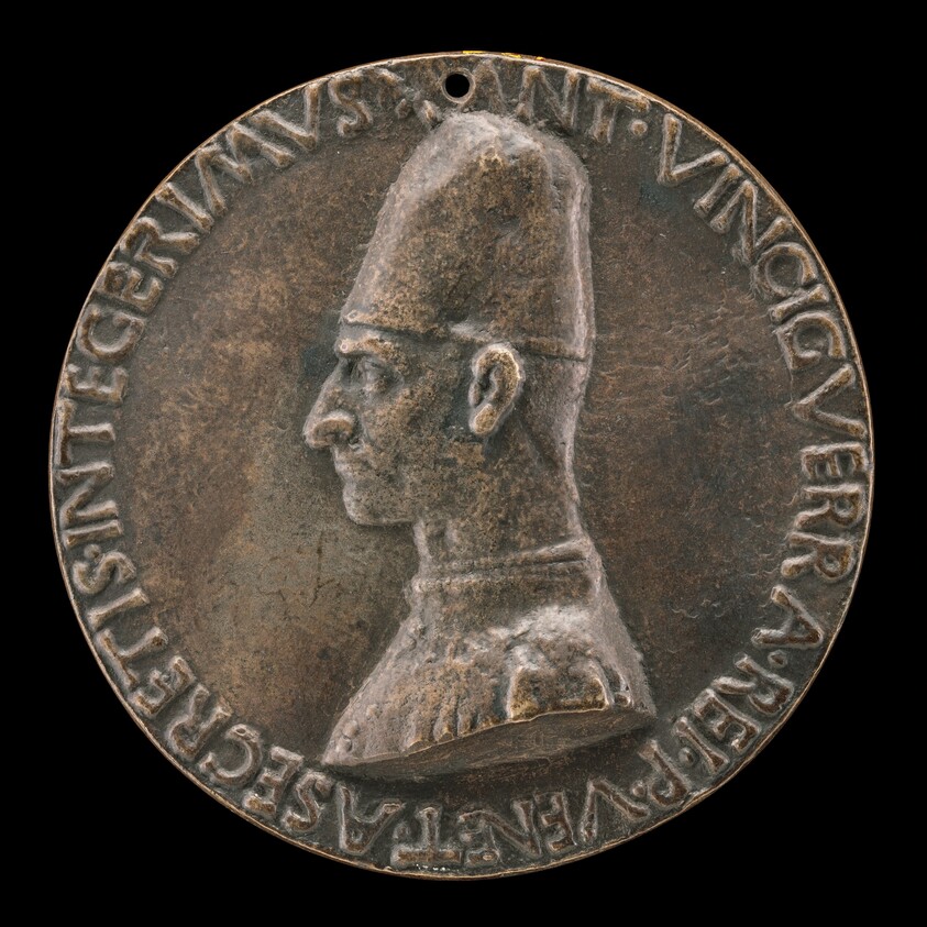 Antonio Vinciguerra, 1468-1502, Poet, Secretary to the Republic of Venice [obverse]