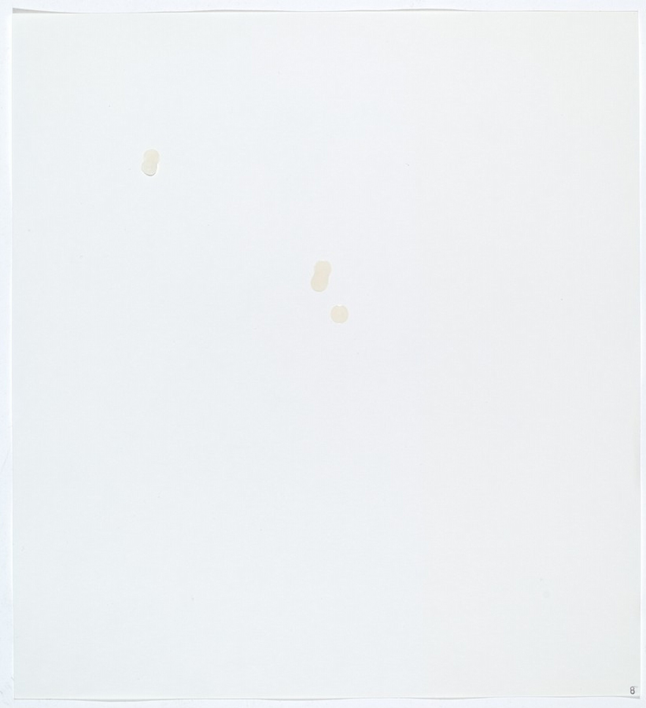 Stains: Candlewax (Halo), Ed Ruscha, 1969