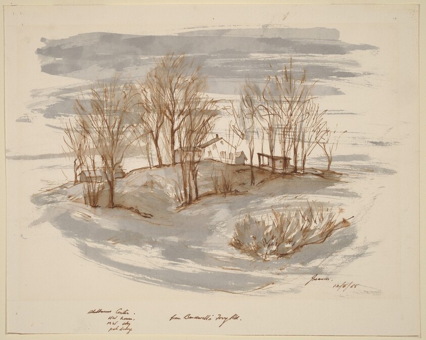 Shelburne Center from Bordwell's Ferry Road