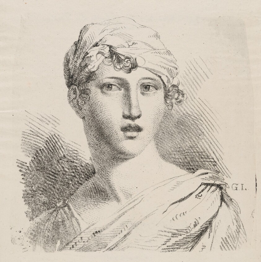 Bust of a Young Woman with a Turban