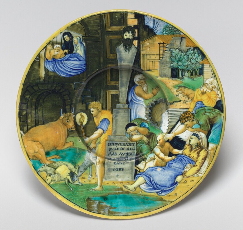 Plate with the Plague of Phrygia