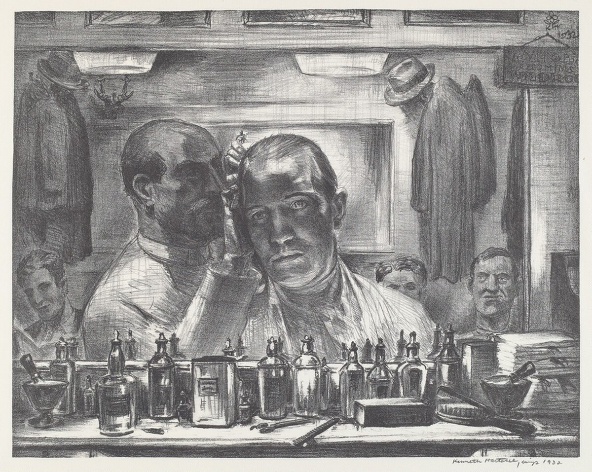 Untitled (Self Portrait at the Barber Shop)