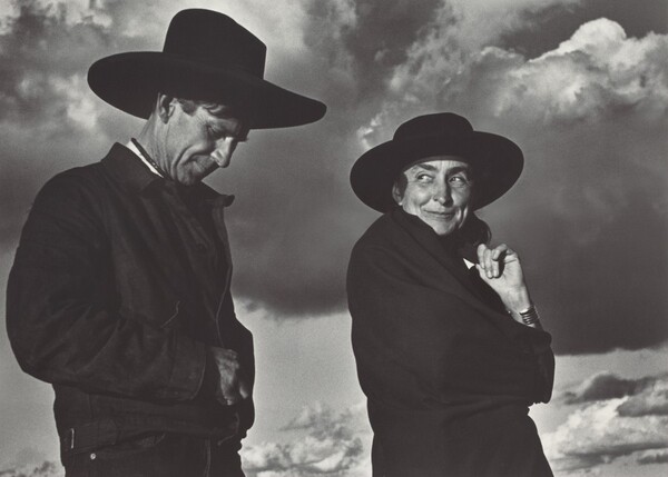 Georgia O'Keeffe and Orville Cox, Canyon de Chelly National Monument, Arizona