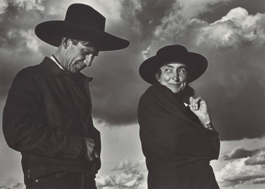 Georgia O'Keeffe and Orville Cox, Canyon de Chelly National Monument, Arizona