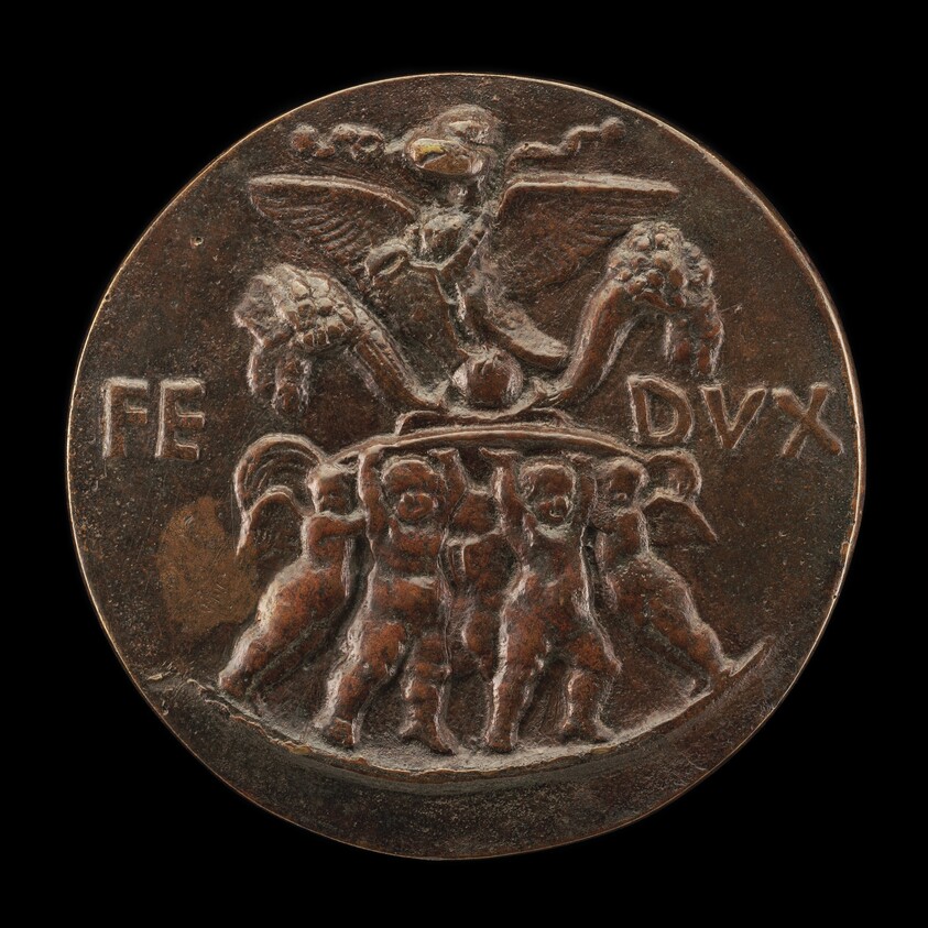 Putti Supporting a Shield [reverse]