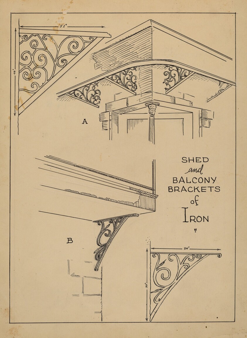 Wrought Iron Brackets