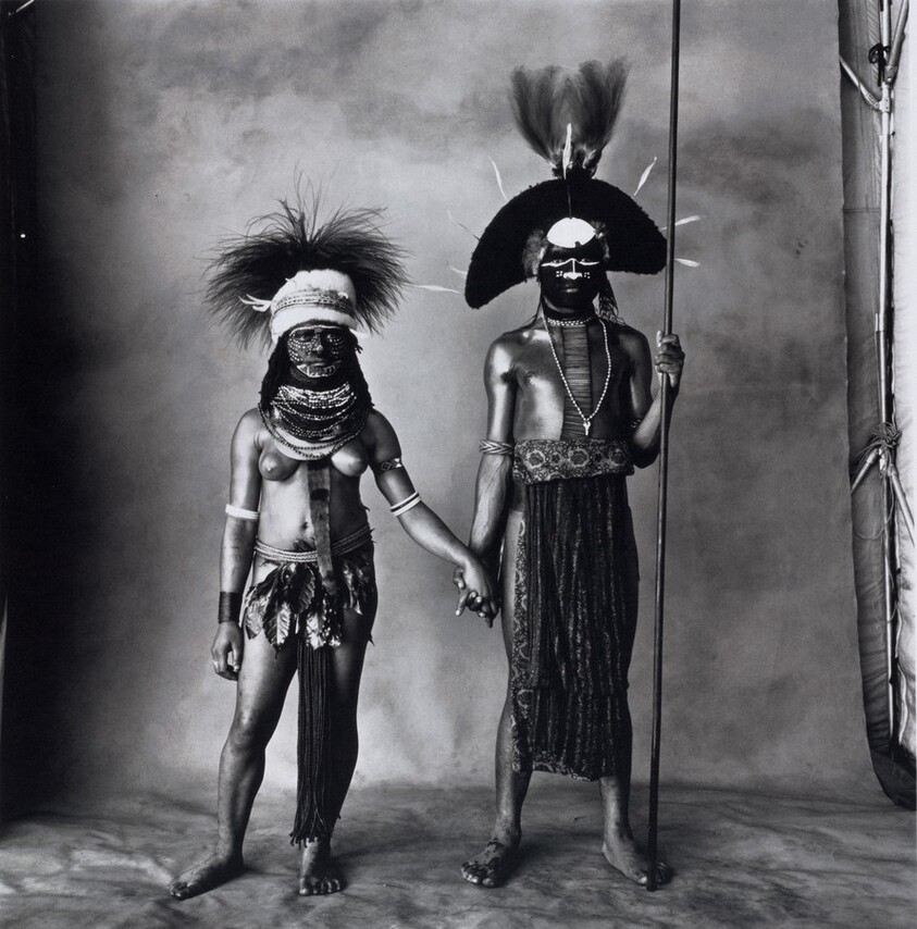Young Enga Couple, New Guinea